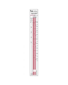 Flometer® IV Label Compatible with 1000 ml Baxter/Viaflex Paper Removable 1-1/4"x10-1/2" White 1000 per Box