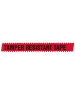 Tamper Resistant Tape Synthetic, Removable 1/2" X 1296" Red 288 Imprints per Roll, 2 Rolls per Box