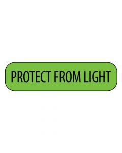 Label Paper Removable Protect From Light, 1" Core, 1 7/16" x 3/8", Fl. Green, 666 per Roll