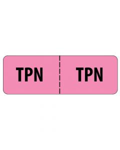 Label Paper Permanent TPN: TPN, 1" Core, 2 15/16" x 1", Fl. Pink, 333 per Roll