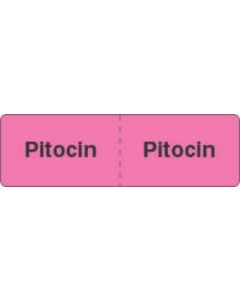 Label Paper Permanent Pitocin Pitocin 2 7/8" x 7/8", Fl. Pink, 1000 per Roll