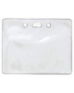 Badge Holder (Vinyl) 3-7/16" x 2-15/16" Clear