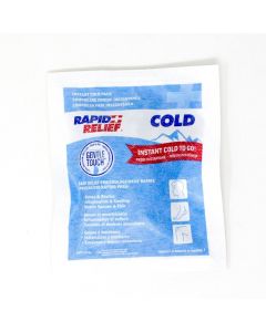 Rapid Relief® Cold Pack Disposable Instant Snap & Shake 4" x 6", 50 per Case