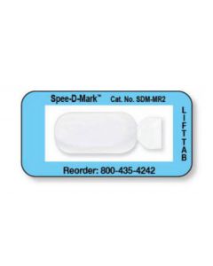 Spee-D-Mark™ MRI Skin Marker, Semi-Opaque, 40 Per Box, Blue, 3/4" Reference Point