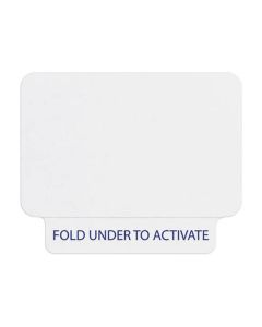 TEMPbadge®  One-Step® 1-Day Large Adhesive Visitor Badge, Brother QL Printable, Box of 1000