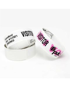 ExpireBand™ Thermal Visitor Wristband, 400 per Box