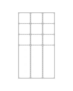 Lab Label - Direct Transfer (Paper, Permanent) 3" Core 3 1/4"x6" White - 1000 per Roll, 8 Rolls per Box