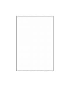 Direct Thermal Label, General Purpose, Paper, 4" x 6", 3/4" core