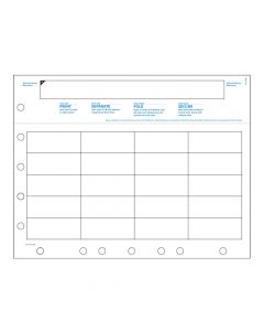 Datamate® Laser Patient ID Wristband/Labels, Adult, Laminate Fold-Over, 20 Labels, White