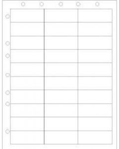 Chart Labels Laser 2 1/2x1 White - 4 Pks of 250 per Case