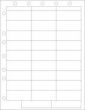 Chart Labels Laser Portrait with Holes, Multiple Size Labels x White - 32 Labels per Sheet, 4 Pks of 250 Sheets per Case