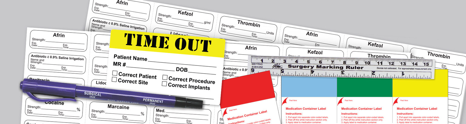 Surgery & Sterile Medication Labels